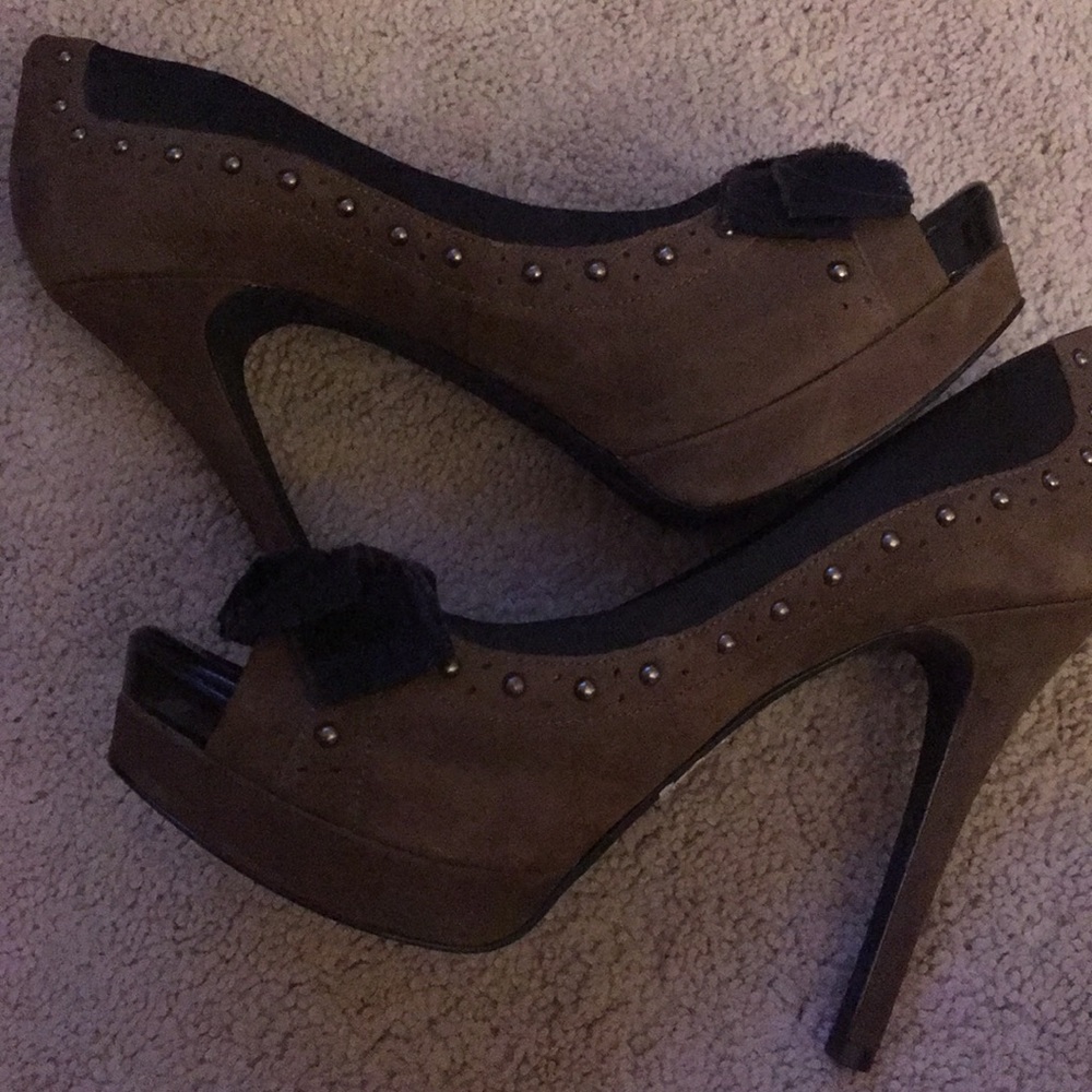 Jessica Simpson studded open toe heel